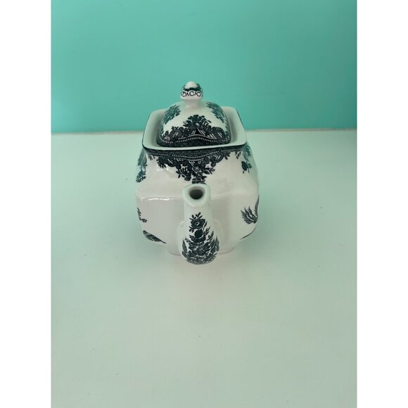 Johnson Brothers Asiatic Pheasant Teapot And Lid Black Collectible - Picture 4 of 11